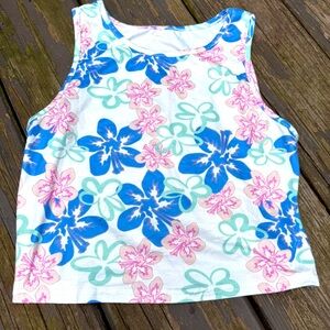 Workout top floral size med